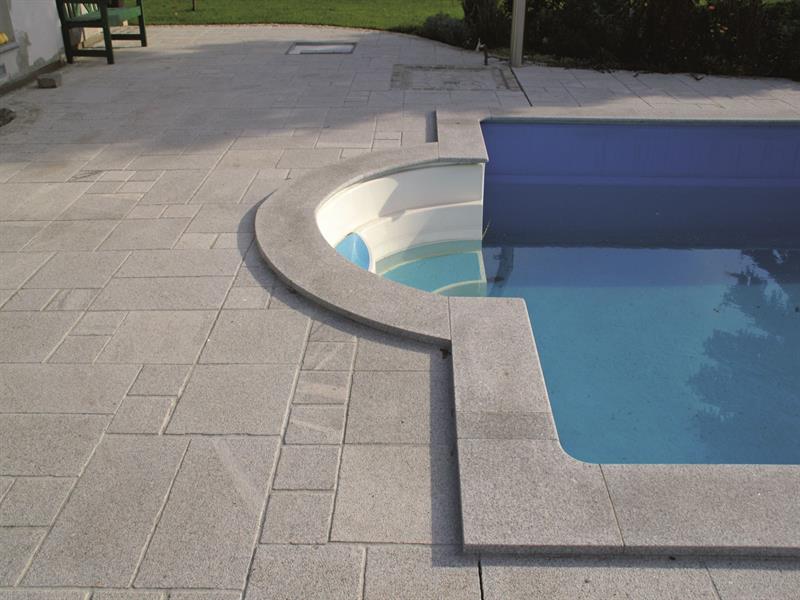 Poolumrandung o. Mauerabdeckplatte G603- Diamond grey 130/33/3cm