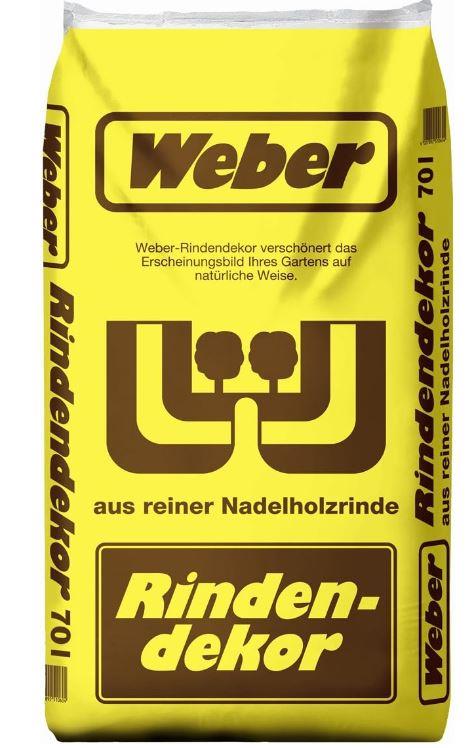 WEBER Rindenmulch 60l 0-40 mm