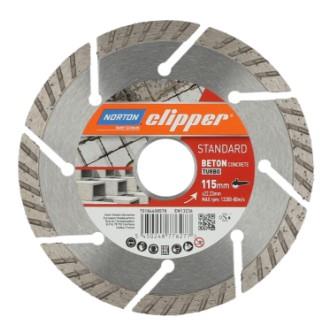 Diamant-Trennscheibe STANDARD Beton Turbo von Norton 230mm x 22,23