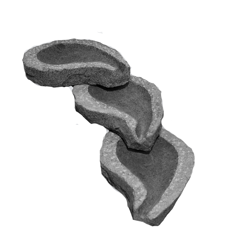 Springbrunnen Naturstein, Bachlauf G654 Graphit 32x45x24 cm