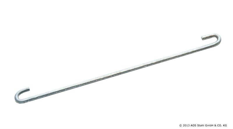 Gabionen Doppelpfosten Distanzhalter 150mm, Durchmesser= ca. 4,75mm, Länge= ca.  150mm,