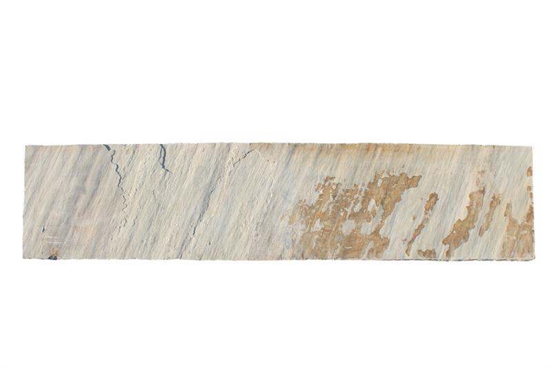 Sichtschutz Platte aus Hartsandstein LEMON, 230x50x5-7 cm,