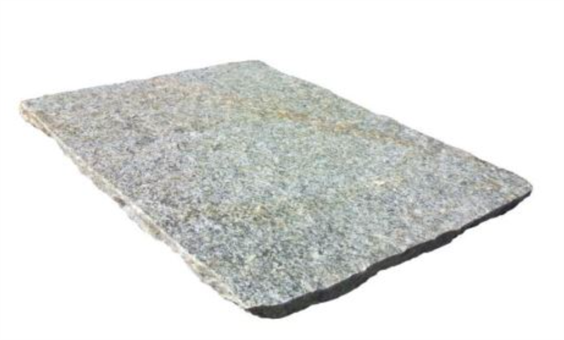 Bodenplatten aus Luserna Gneis, HANDBEKANTET, Bahnenware 35 cm Breite,