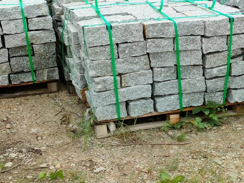 Mauersteine SCHLESISCH GRAU, ca. 40x20x10 cm, palettiert