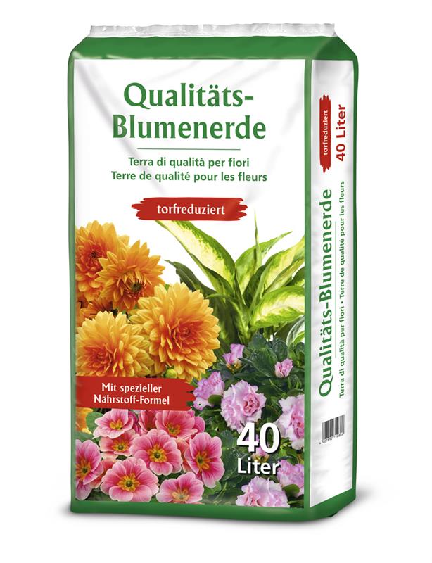 Qualitäts-Blumenerde