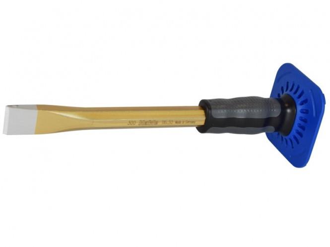 MAURERMEIßEL FLACH 300 MM MIT HANDSCHUTZ