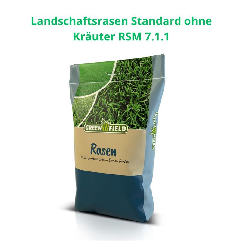GREENFIELD GF711 Landschaftsrasen PROFIMISCHUNG ohne Kräuter RSM 7.1.1