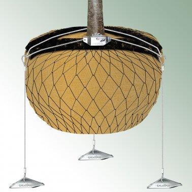 Platipus Baumverankerungsset RF3P Drahtseil / PLATI - MAT f. Bäume bis 90 cm