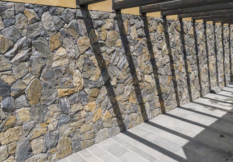 Verblender, Bruchstein-Optik, Akron, grau-braun, ca. 75 kg