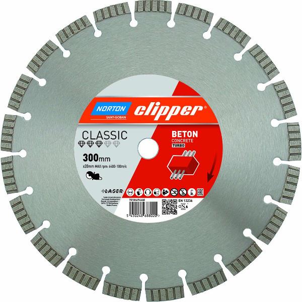 Diamant-Trennscheibe CLASSIC Beton Turbo 400 mm x 25,4 von Norton