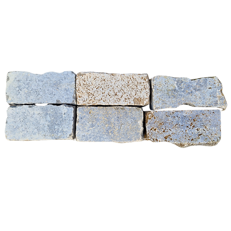 Pflasterriegel aus Muschelkalk, Stärke ca. 8 / 10 / 12 breit, x8-10 cm Längen frei