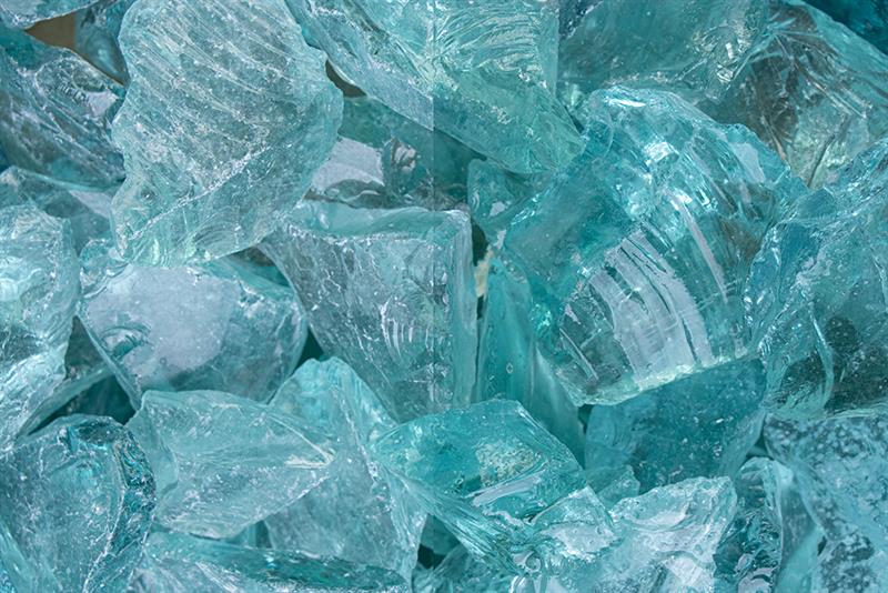 Online Glas Turquoise SS 40-80, Big Bag 1000 kg