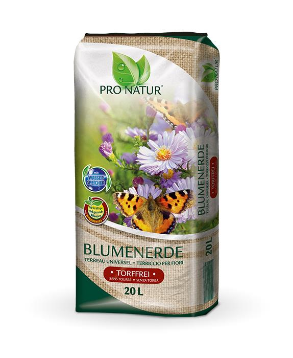 PRO NATUR Blumenerde Torffrei 40ltr
