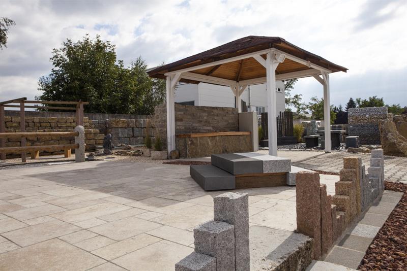 Travertin, ANTIK BEIGE, antik getrommelt, Format ca. 61 x 40,6 x 3 cm