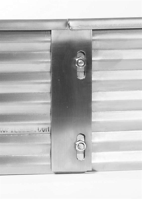 Verbindungsplatte, Zubehör für Gartenprofile von Terras - S