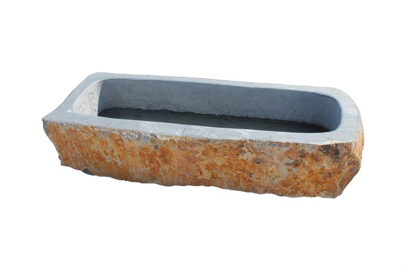 Basalt Trog MALOCA, QN, Aussen naturkruste braun,