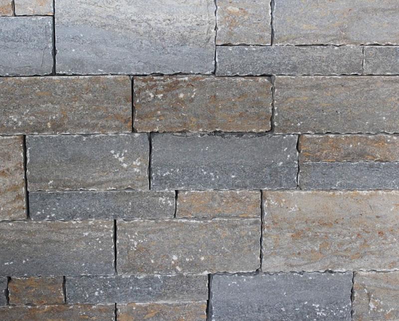 Muschelkalk Mauersteine HYBRID, Höhe 8 - 25 cm, gesägte Lagerfugen