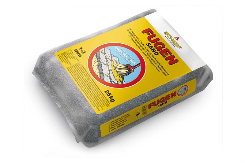 Fugensand anthrazit, Edelbrechkorn 1 - 3 mm, trocken in PE Sack a 25 kg