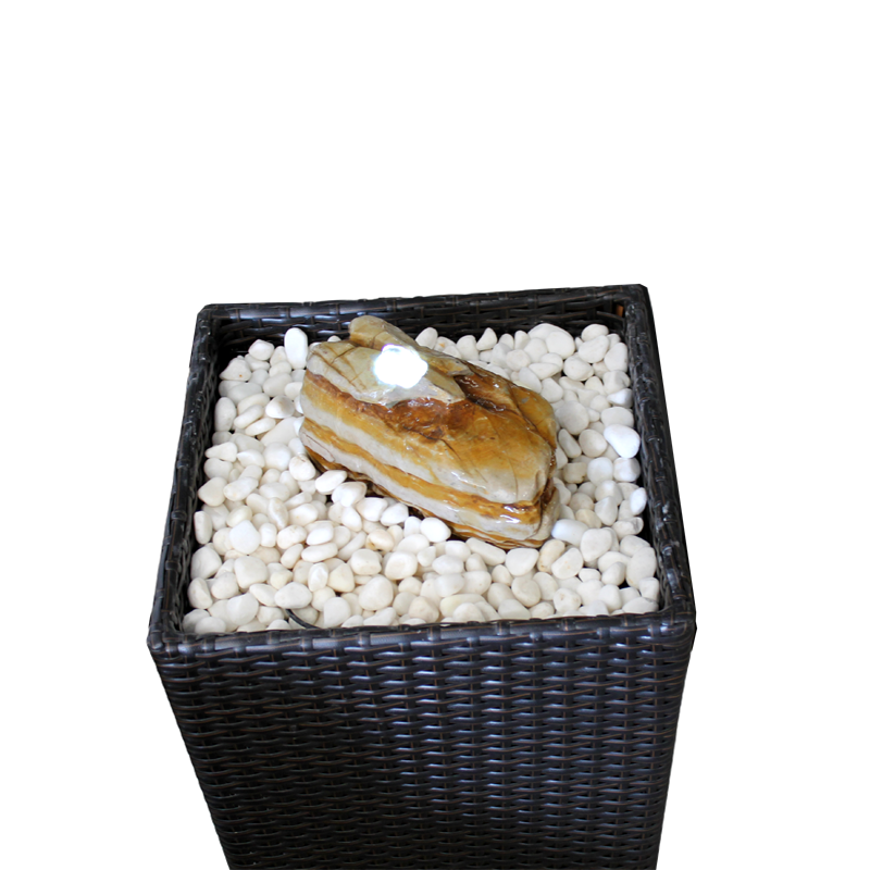 Zimmerbrunnen Konplettset mit Findling Durchmesser 20 - 25 cm