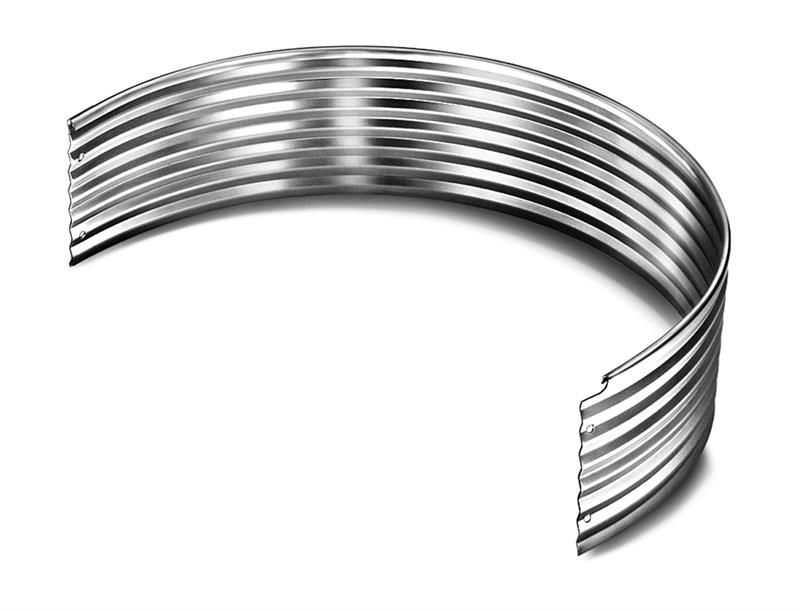 3000-S, Halbrundprofil  Ø 750 mm, Höhe 150 mm