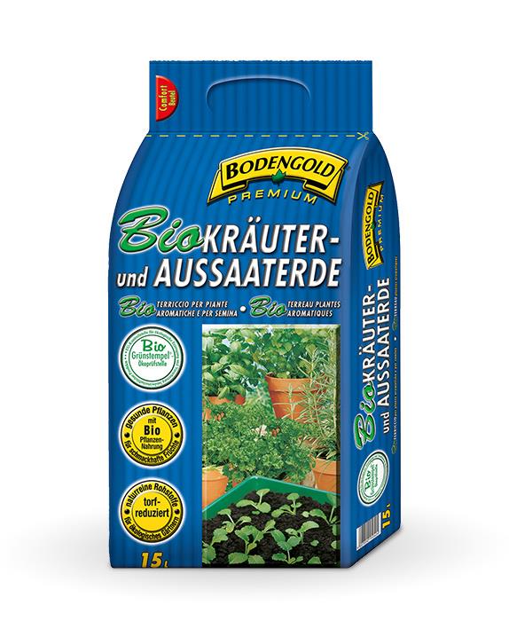 BODENGOLD BIO Kräuter- & Aussaaterde 18ltr