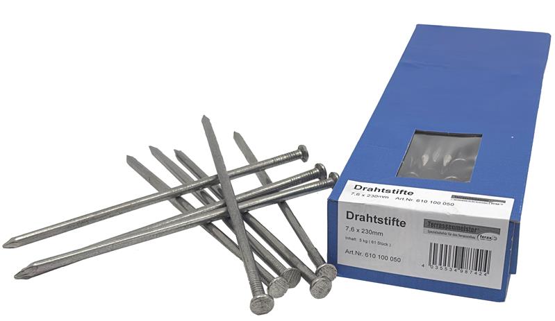 Drahtstifte 7,6 x 230mm DIN 1151